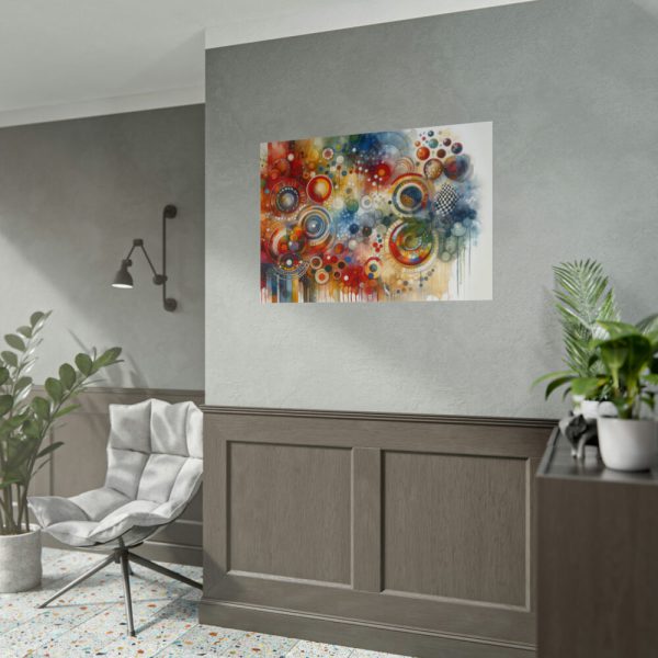 101875-79.jpg Boho Vibrant and Colorful Composition Poster