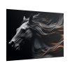 101875-82.jpg Black Spanish Horse Poster