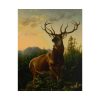 101880.jpg Deer in Forest Landscape Poster