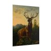 101885-2.jpg Deer in Forest Landscape Poster