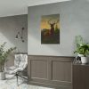 101893-4.jpg Deer in Forest Landscape Poster
