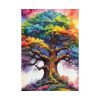 Tree of Life Watercolor Landscape Poster