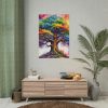 Tree of Life Watercolor Landscape Poster