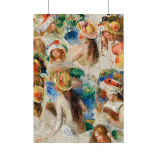 101894-111.jpg Study of Heads by Pierre-Auguste Renoir Poster