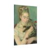 101894-117.jpg Pierre-Auguste Renoir's Woman with a Cat Poster