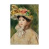 101894-120.jpg Woman With Capeline by Pierre-Auguste Renoir Poster