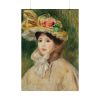 101894-121.jpg Woman With Capeline by Pierre-Auguste Renoir Poster