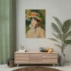 101894-123.jpg Woman With Capeline by Pierre-Auguste Renoir Poster