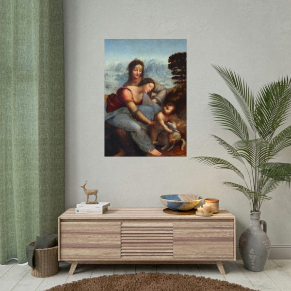 101894-148.jpg Leonardo da Vinci's The Virgin and Child with Saint Anne Poster