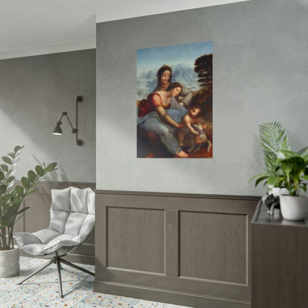 101894-149.jpg Leonardo da Vinci's The Virgin and Child with Saint Anne Poster