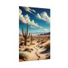 Desert Landscape With Cacti Poster