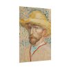 101894-167.jpg Vincent van Gogh's Self-Portrait with a Straw Hat Poster