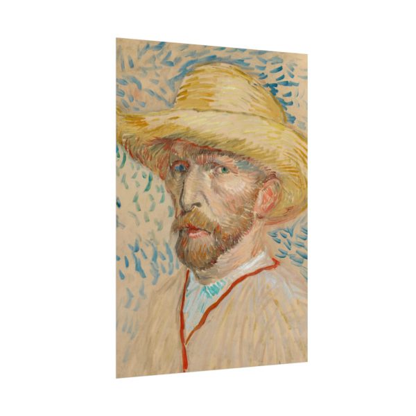 101894-167.jpg Vincent van Gogh's Self-Portrait with a Straw Hat Poster