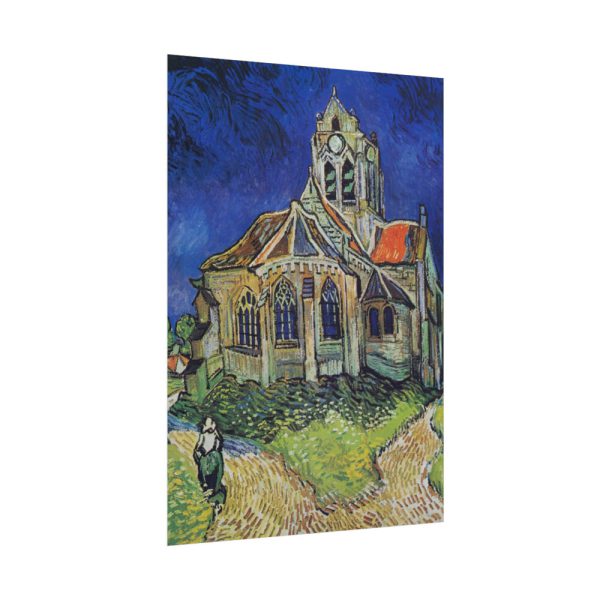 101894-182.jpg Vincent van Gogh's The Church at Auvers Poster