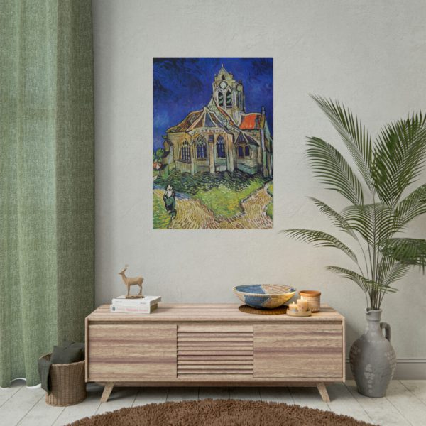 101894-183.jpg Vincent van Gogh's The Church at Auvers Poster