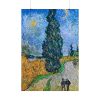 101894-186.jpg Vincent van Gogh's Road with Cypress and Star Poster