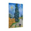 101894-187.jpg Vincent van Gogh's Road with Cypress and Star Poster