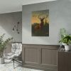 101894-204.jpg Deer in Forest Landscape Poster