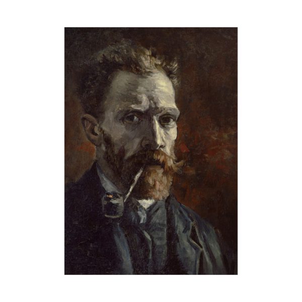101894-210.jpg Vincent van Gogh's Self-Portrait with Pipe Poster