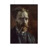 101894-211.jpg Vincent van Gogh's Self-Portrait with Pipe Poster