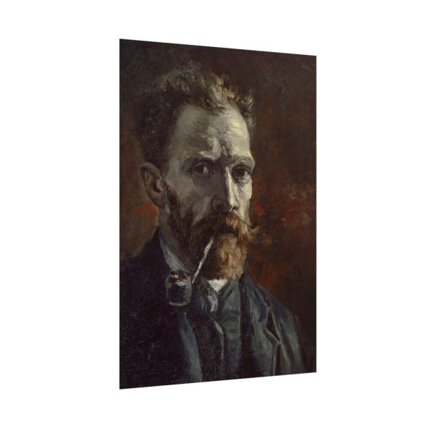 101894-212.jpg Vincent van Gogh's Self-Portrait with Pipe Poster