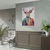 101894-239.jpg Funny Male Deer In Clothes Poster