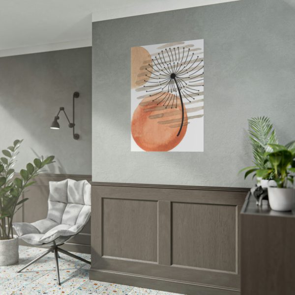 Dandelion Flower Weed Poster