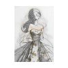 Woman With Long, Flowing Hair Poster