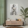 Woman With Long, Flowing Hair Poster