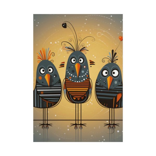 Three Cute Bird Characters II Poster