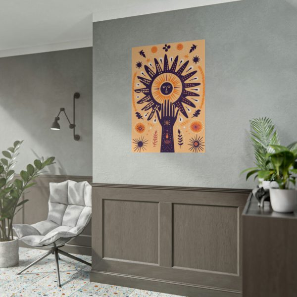 101894-4.jpg Retro Hippie Boho Sun Poster
