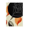 101894-41.jpg Boho Leaves Abstract Woman Poster