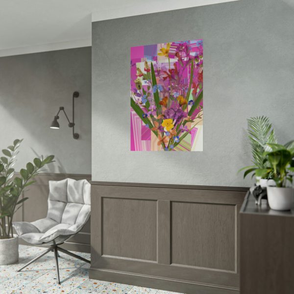 101894-89.jpg Colorful Wild Flowers Poster
