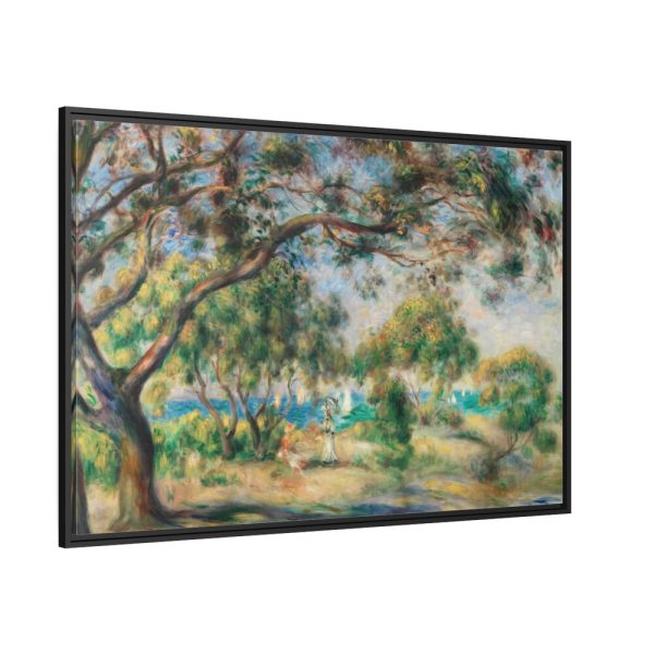 Bois de la Chaise by Pierre-Auguste Renoir Framed Canvas