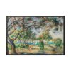 Bois de la Chaise by Pierre-Auguste Renoir Framed Canvas