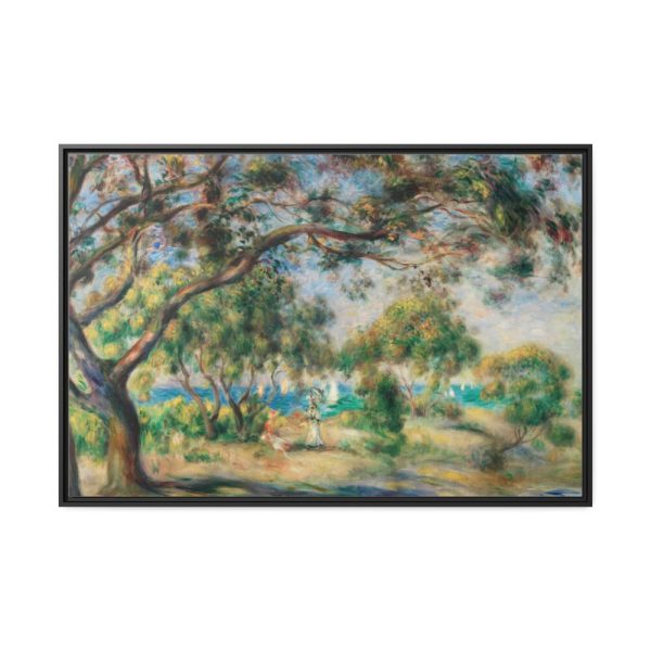Bois de la Chaise by Pierre-Auguste Renoir Framed Canvas