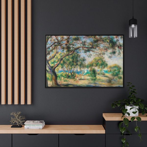 Bois de la Chaise by Pierre-Auguste Renoir Framed Canvas