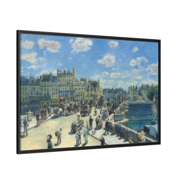 88289-115.jpg Pierre-Auguste Renoir's Pont Neuf, Paris Framed Canvas