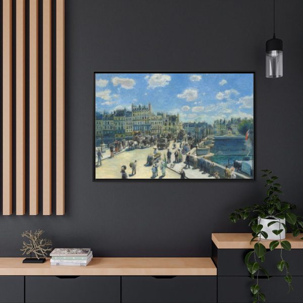 88289-119.jpg Pierre-Auguste Renoir's Pont Neuf, Paris Framed Canvas