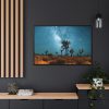 88289-129.jpg Starry Sky Night With Cactus Framed Canvas