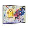 Yellow-Red-Blue by Wassily Kandinsky Framed Canvas