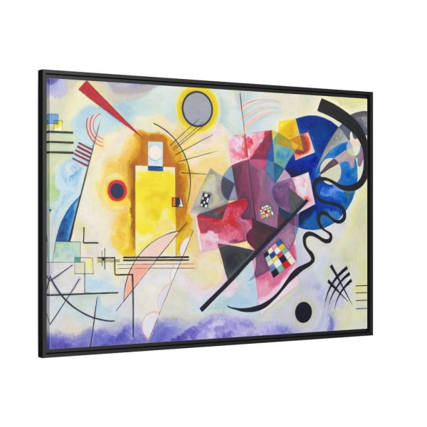 Yellow-Red-Blue by Wassily Kandinsky Framed Canvas