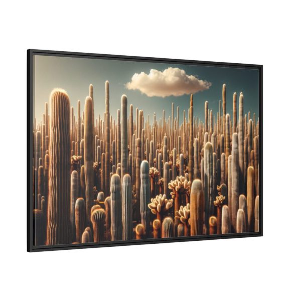 88289-180.jpg Forest of Tall Cactus Plants Framed Canvas