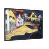 88289-20.jpg Murnau, Burggrabenstrasse 1 (1908) by Wassily Kandinsky Framed Canvas