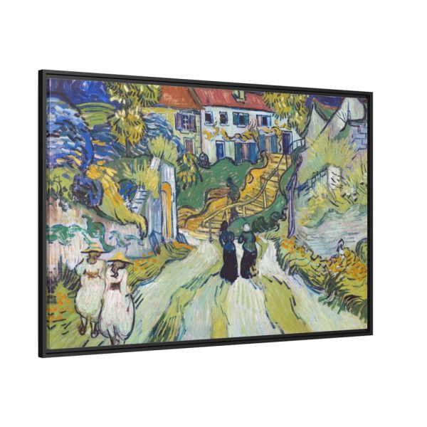88289-200.jpg Vincent van Gogh's Stairway at Auvers Framed Canvas