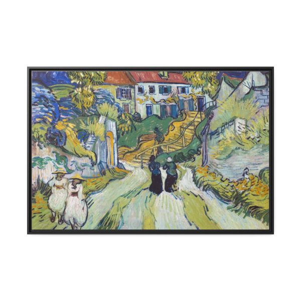 88289-201.jpg Vincent van Gogh's Stairway at Auvers Framed Canvas