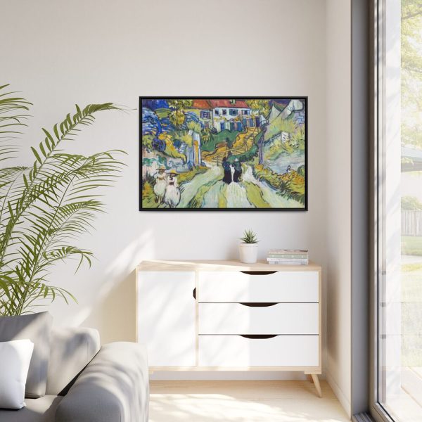 88289-203.jpg Vincent van Gogh's Stairway at Auvers Framed Canvas
