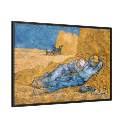 Vincent van Gogh's The Siesta Framed Canvas