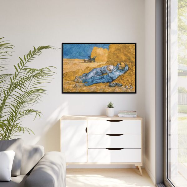 88289-213.jpg Vincent van Gogh's The Siesta Framed Canvas