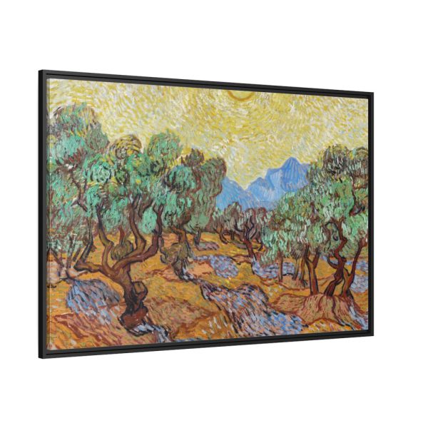Vincent van Gogh's Olive Trees Framed Canvas